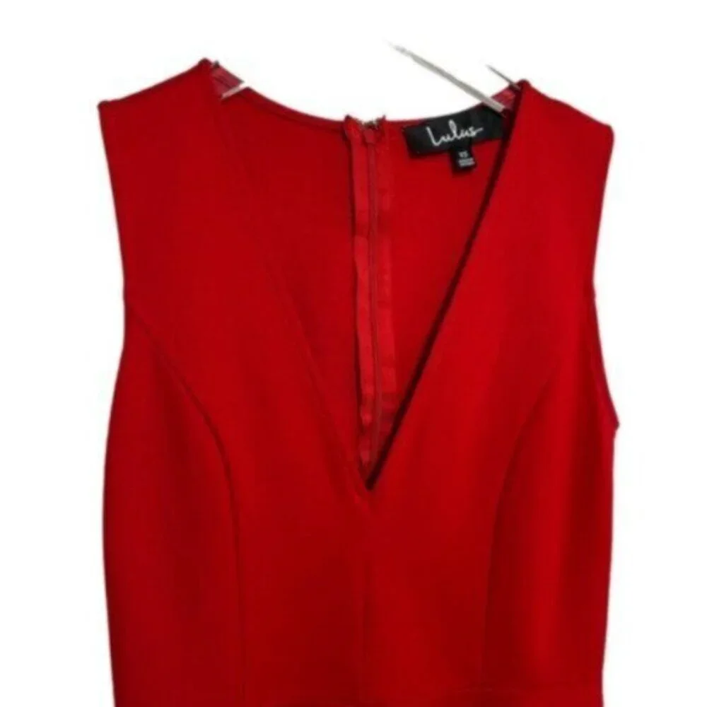 Lulu’s | Women's Queen Sweep Red Fit & Flare Dress Size XS - Picture 6 of 13